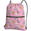 Generic Borsa con Coulisse Bunny Sportiva Sacche Multifunzione Sacche Zaino Pieghevole per Scuola Allenamento