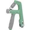 Cryfokt Grip Strength Trainer Contatore Elettronico per Presa Manuale con Resistenza Regolabile Pinza per Avambraccio per Potenza e velocità Nei Polsi, Nelle, in TPR (GREEN)