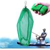 Generico Borsa per la raccolta del pesce: borsa da pesca in nylon, sacca in rete con coulisse, resistente e sicura con ginocchiera | Architettura di drenaggio 'acqua ad asciugatura rapida per attr