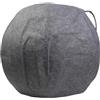 Sileduove Copertura per palla da yoga in feltro, copertura per palla da ginnastica, accessorio per yoga e pilates, resistente all'usura, in feltro da 3 mm, design pieghevole, adatta per palline da 55