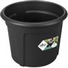 Elho Green Basics Potato Pot 33 - Vaso per Esterno coltura E Raccolta - Ø 32.3 x H 25.7 cm - Living Black
