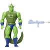 Masters of the Universe Origins - Whiplash Cartoon Collection, action figure cattivo con coda dalla serie MOTU anni '80 con lanciarazzi incluso, giocattolo da collezione, 6+ anni, JBM95