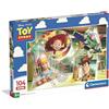 Clementoni - Puzzle per Bambini 104 Pezzi Super, per Bambini 6+ Anni, Illustrazione con Personaggi Disney Pixar Toy Story, Idea Regalo, Made in Italy, 48,5x33,5 cm, 25010