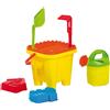 APEL PLASTIK - Set da Spiaggia per Bambini con Secchiello a Castello