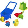 APEL PLASTIK - Set da Spiaggia per Bambini con Carriola