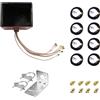 Does not apply Combo 8X8 MIMO Antenna 4G/5G E GPS, Omni 600-8000Mhz, up to 6Dbi, GNSS GLONASS B