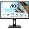 AOC P2 27P2Q LED display 68,6 cm (27") 1920 x 1080 Pixel Full HD Nero