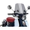 Puig 3490H Carenabrise Trafic e Urban Parabrezza aerodinamico Urbano in policarbonato da 3 mm con Profilo Arrotondato e Protezione dal Vento per la Guida Quotidiana, fumé