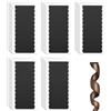 Eniyou 300 Pezzi Biadesivo Per Extension Capelli Nastro Biadesivo Invisibile Un'applicazione Facile Sicura Lucentezza Naturale Impermeabile Adatto Per Parrucche In Pizzo Extension E Parrucche (Nero)