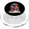 Vintage Retro Knitting Cute Lover Women Chicken Farm Farmer Granny - Filato quadrato per uncinetto PopSockets PopGrip per MagSafe