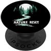 Bagno Nella Foresta Escursioni Lente Nat Nature Reset Trekking Lento Natura Calma PopSockets PopGrip Adesivo