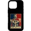 Ancient Mycenaean Greek Mythology Hero Custodia per iPhone 16 Pro Agamennone Antico Eroe di Troia Greco
