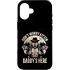 Alpha Wolf Don't Worry Kitten Custodia per iPhone 16 Non preoccuparti, Kitten Daddy è qui, meme maschile Alpha Wolf
