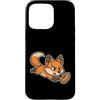 rugby fox dive quick rugby oval ball scr Custodia per iPhone 15 Pro Max Cartone animato Rugby Fox Dive