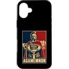 Ancient Mycenaean Greek Mythology Hero Custodia per iPhone 16 Plus Agamennone Antico Eroe di Troia Greco