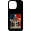 Ancient Mycenaean Greek Mythology Hero Custodia per iPhone 15 Pro Max Agamennone Antico Eroe di Troia Greco