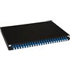 LINK Pannello Fibra Ottica 19 con 24 Adattatori Lc Duplex Singlemode Profondita' 250 Mm con Pigtail Installati Colore Nero