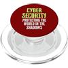 Ethical Hacking Analyst Ethical Cyber Se Cyber Security Hacker etico Proteggere il mondo in ombra PopSockets PopGrip per MagSafe