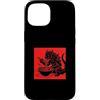 Mythical Dragon Ramen Noodle Monster Custodia per iPhone 15 Ramen Dragon Mangiare Noodles Fantasy Bowl