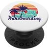 wakesurfing wakeboarding water sports su Wakeboard Wave PopSockets PopGrip Adesivo