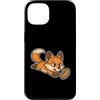 rugby fox dive quick rugby oval ball scr Custodia per iPhone 13 Cartone animato Rugby Fox Dive