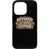 Candle Studio Candle Making Lover Regalo Custodia per iPhone 13 Pro Retired Not Expired Still Crafting Leather Worker Gift