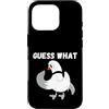 Funny Peace Dove Pigeon Birthday Holiday Custodia per iPhone 16 Pro Guess What Lonesome White Colomba Piccione Uccello Uomini Donne Bambini