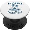 Miami Beach Clothing Co Florida Social Club Miami Days Vacanze PopSockets PopGrip Adesivo