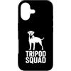 Cani da soma canini resistenti Custodia per iPhone 17 Tripod Squad Supporto per la resilienza a tre zampe del cane