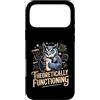Physics Owl Coffee Nerd Science Humor Custodia per iPhone 17 Pro Max Teoricamente funzionante Gufo Fisica Caffè Umorismo