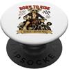 Chinese Crested DIGOR shop Cinese Crested giro moto giocare calcio calcio DIGOR PopSockets PopGrip Adesivo