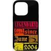 Lustiger Geburtstagsspruch zum 22. Gebur Custodia per iPhone 13 Pro 22° Compleanno Leggendario dal Giugno 2004 Anno Retro