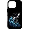 Orca Whale Gifts Co Custodia per iPhone 16 Pro Orca, balena, oceano, fauna selvatica, design con animali marini