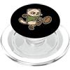rugby ferret kick cute rugby oval ball s Cartone animato Rugby Furetto Calcio PopSockets PopGrip per MagSafe
