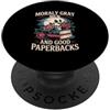 Funny Smutty Book Lovers Gifts For Women Smut Reader Smutty Dark Romance Spice Romance Romance Smutt Reader PopSockets PopGrip Adesivo