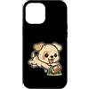 rugby puppy dive cute play rugby oval ba Custodia per iPhone 12 Pro Max Cartone animato Rugby Puppy Dive