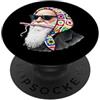 Vintage Retro Knitting Cute Lover Women Filato quadrato per uncinetto Charles Darwin Evolution Theory Granny PopSockets PopGrip Adesivo