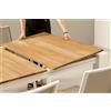 BIZZOTTO HOME EMOTION TAVOLO AL.CAMERON 228/294X100 BIANCOGK50