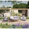 BIZZOTTO HOME EMOTION SET 4 SALOTTO CON CUSCINI THEODORE CASTOR 0663922