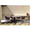 BIZZOTTO HOME EMOTION TAVOLO PALMDALE 240X110 CARBON 0804741