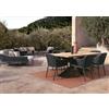 BIZZOTTO HOME EMOTION TAVOLO PALMDALE RETT 200X100 CARBON