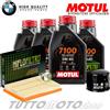 Motul - Hiflo Tagliando BMW S 1000 XR 2015-2019 / Kit Olio Motul 7100 5W40 Filtri S1000