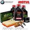 Motul - Hiflo - NGK Tagliando BMW F 750 GS 2018 2019 2020 2021 / Kit Olio Motul Filtri Candele F750