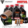 MOTUL / HIFLO / NGK Tagliando TRIUMPH Bonneville 800 T100 2002 2003 2004 Olio Motul + Filtri Candele