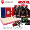 Motul - Meiwa - Hiflo - Champion Tagliando DUCATI Monster S4 996 R 2004 2005 / Kit Olio Motul 7100 Filtri Candele