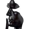 Tyenaza Statua del Pensatore, Resina Sintetica Compatta Dalla Forma Vivida, Soggiorno Decorativo Moderno da Appoggiare (Nerone)