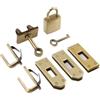 LYHYDMA Kit perCreazione di Borsa A Tracolla 7 Pezzi/Set Chiusura in Metallo con Pulsante di Blocco for Borsa da Donna Borsa a Tracolla Accessori Fai da Te(Cinnamon)