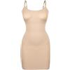 QMDSNFB Abito Modellante Shapewear da Donna, sottovestiti Interi, Controllo della Pancia, Senza Cuciture, Invisibile, contrazione della Pancia, Body Shaper(Beige,M)