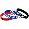 Yocoyee Never Give Up, You are Awesome, braccialetto motivazionale in silicone, per donne e uomini, One Size, Silicone, Nessuna pietra preziosa