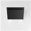 NOVY Cuffia a parete Novy Vision 75 cm a ricircolo 7858 vetro nero incl.
